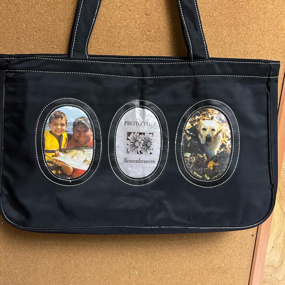 Pictures insert handbag